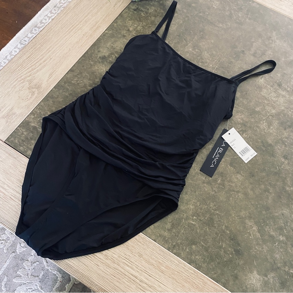 Island Goddess Rouched Body Lingerie Mio One Piece Swimsuit - Picture 6 of 12